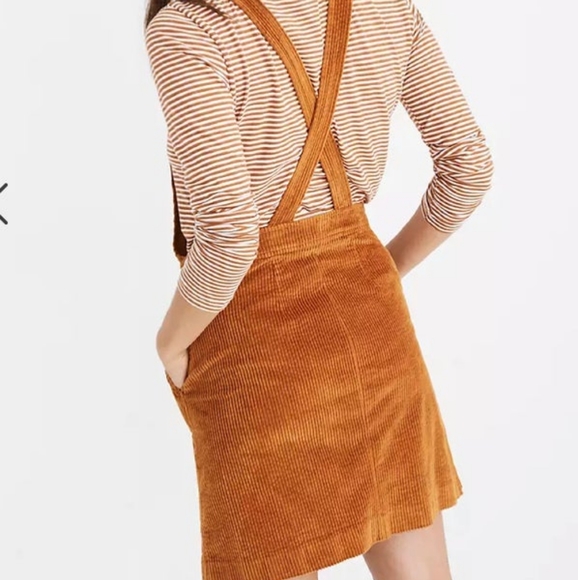 ISO Madewell Corduroy Overall Dress XS - Picture 2 of 2